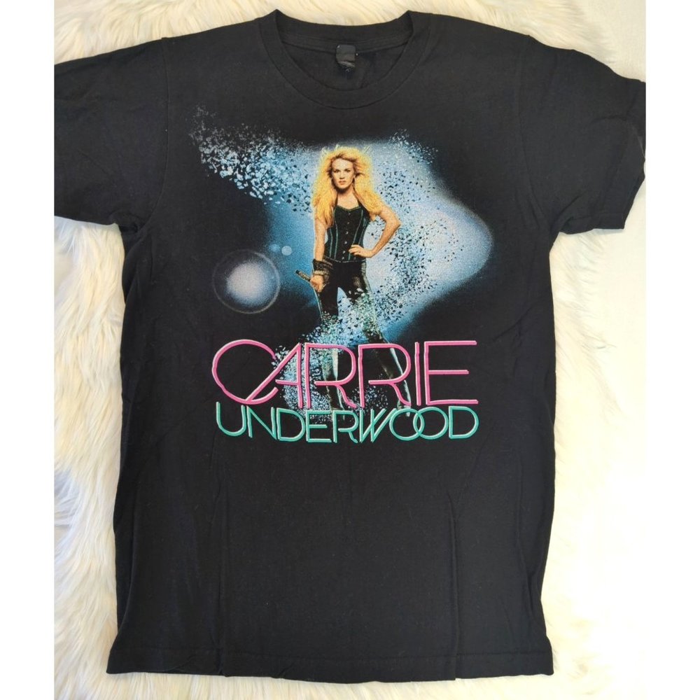 Carrie Underwood Blown Away Tour T-Shirt Womens Short Sleeve Black Size S